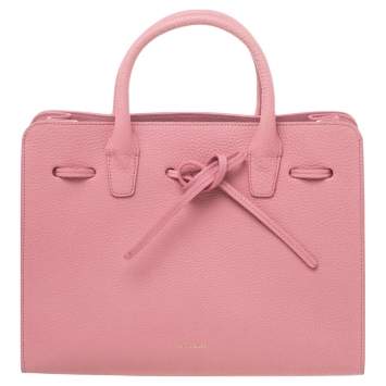 Pre Owned Mansur Gavriel Pink Leather Sun Tote