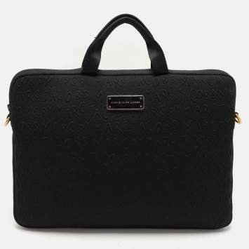 Pre Owned Marc by Marc Jacobs Black Neoprene Laptop Bag