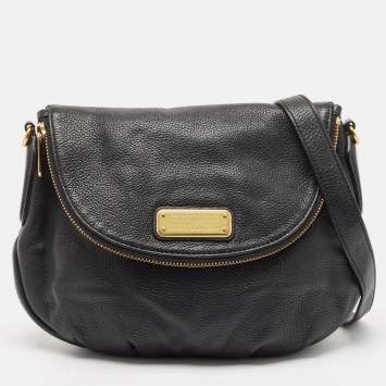 Pre Owned Marc by Marc Jacobs Black Leather Classic Q Natasha Crossbody Bag