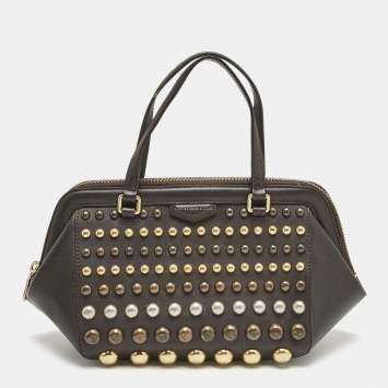 Marc by Marc Jacobs Dark Grey Leather Thunderdome Satchel