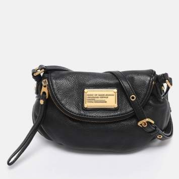 Pre Owned Marc by Marc Jacobs Black Leather Classic Q Natasha Crossbody Bag