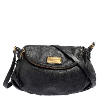 Pre Owned Marc by Marc Jacobs Black Leather Classic Q Natasha Shoulder Bag