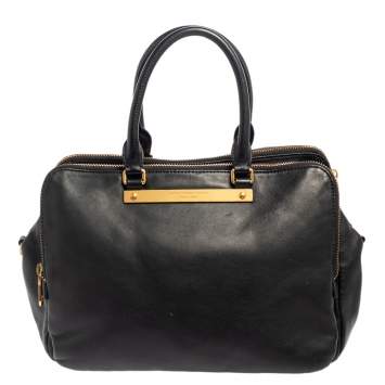 Pre Owned Marc By Marc Jacobs Black Leather Satchel