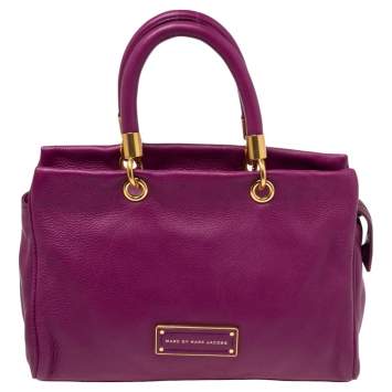 Pre Owned Marc by Marc Jacobs Pink Leather Too Hot To Handle Satchel