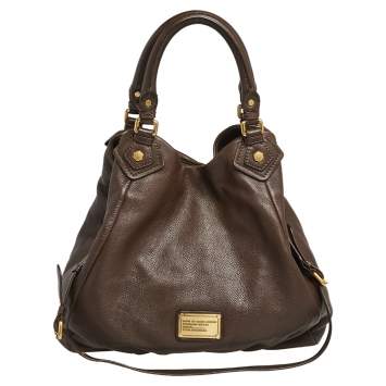 Pre Owned Marc by Marc Jacobs Brown Leather Classic Q Francesca Tote