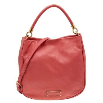 مملوكة مسبقًا Marc by Marc Jacobs Peach Leather Too Hot To Handle Hobo
