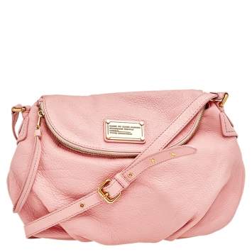 Pre Owned Marc by Marc Jacobs Pink Leather Classic Q Natasha Crossbody Bag