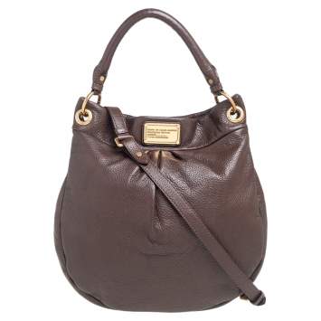 مملوكة مسبقًا Marc by Marc Jacobs Brown Leather Classic Q Hillier Hobo