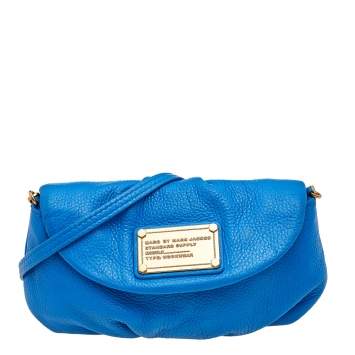 مملوكة مسبقًا Marc by Marc Jacobs Blue Leather Classic Q Karlie Crossbody Bag
