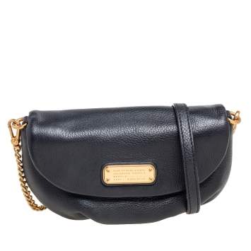 مملوكة مسبقًا Marc by Marc Jacobs Black Leather Classic Q Karlie Crossbody Bag