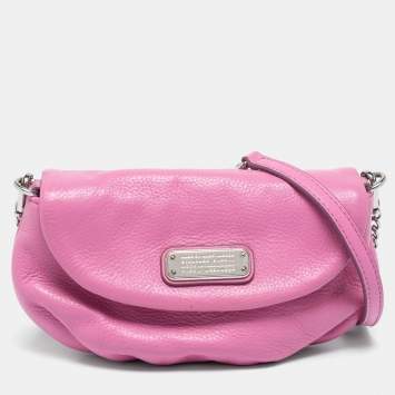 مملوكة مسبقًا Marc by Marc Jacobs Pink Leather Classic Q Karlie Crossbody Bag