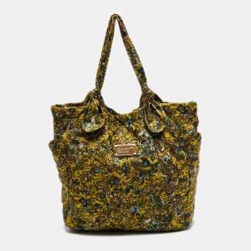 Pre Owned Marc by Marc Jacobs Multicolor Printed Nylon Large Pretty Tate Tote 