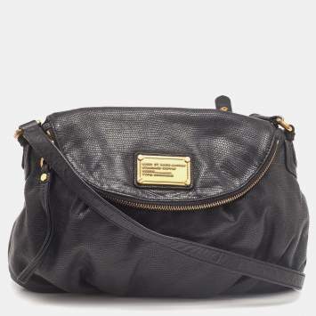 Pre Owned Marc by Marc Jacobs Black Leather Classic Q Natasha Crossbody Bag