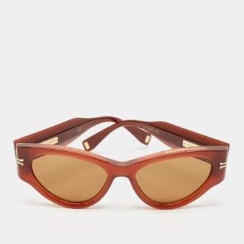 Pre Owned Marc Jacobs Brown MJ 1045/S Cat Eye Sunglasses