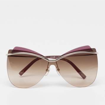 Pre Owned Marc Jacobs Brown/Purple Gradient 103/S 3YG Sunglasses