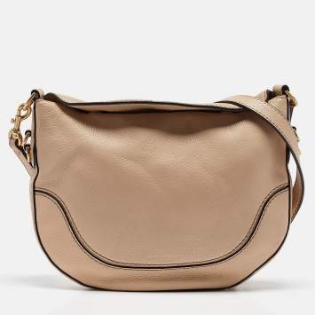 Pre Owned Marc Jacobs Beige Leather Small The Drifter Shoulder Bag