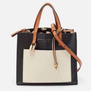 Pre Owned Marc Jacobs Multicolor Leather Mini Grind Tote