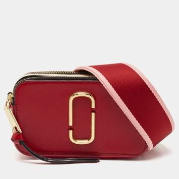 Marc Jacobs Tricolor Patent Leather Snapshot Camera Crossbody Bag