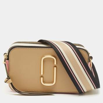Marc Jacobs Tricolor Patent Leather Snapshot Camera Crossbody Bag