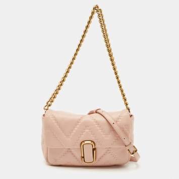 Marc Jacobs Pink Quilted Leather The J Marc Shoulder Bag
