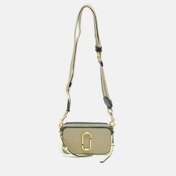 Pre Owned Marc Jacobs Snapshot Double J Multicolor Leather Crossbody Bag