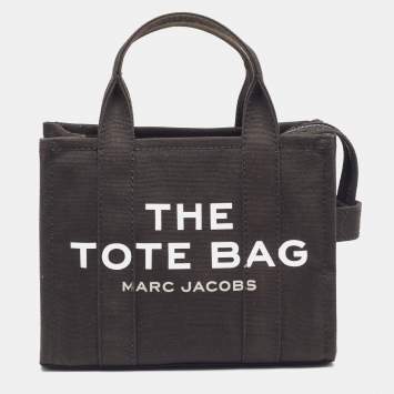 مملوكة مسبقًا Marc Jacobs The Tote Small Black Canvas Bag