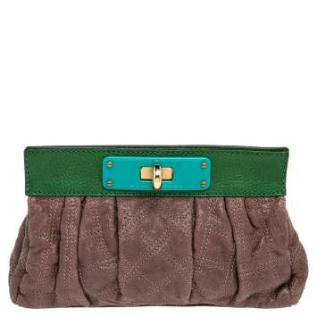 Pre Owned Marc Jacobs Mutlicolor Leather Clutch