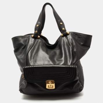 مملوكة مسبقًا Marc by Marc Jacobs Black Leather Front Pocket Shoulder Bag
