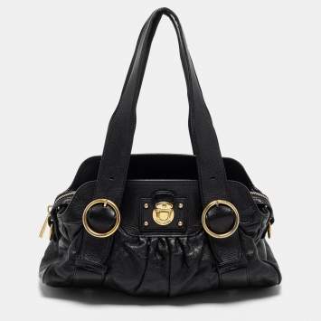 Pre Owned  Marc Jacobs Black Leather Single Shoulder Bag