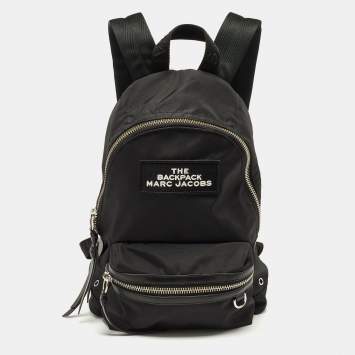 Pre Owned Marc Jacobs Black Nylon Backpack