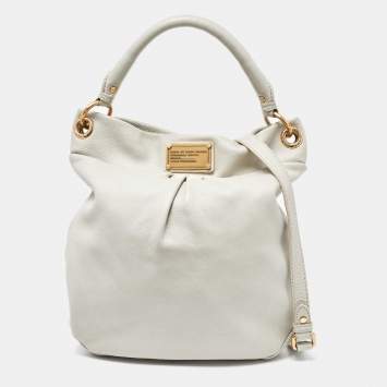 Pre Owned Marc by Marc Jacobs Grey Leather Classic Q Hillier Hobo