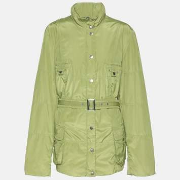 Marina Sport by Marina Rinaldi Green Nylon Jacket L