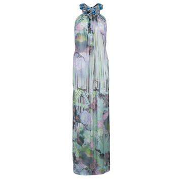 Pre Owned Matthew Williamson Multicolor Embellished Maxi Dress M