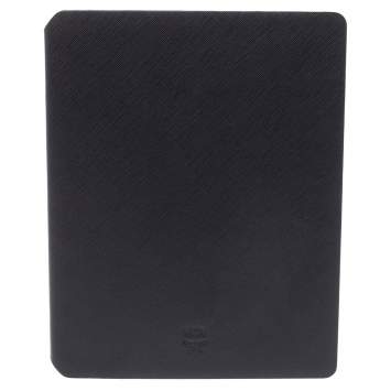 Pre Owned MCM Black Saffiano Leather Elda Ipad Case