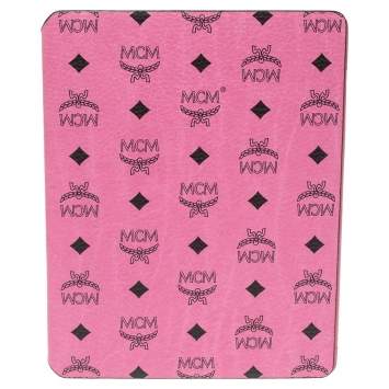 Pre Owned MCM Pink Visetos Leather Elda Ipad Case