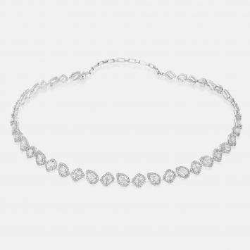 Messika 18k White Gold Diamonds My Twin Necklace