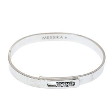Pre Owned Messika Move Noa Diamond 18K White Gold Bracelet
