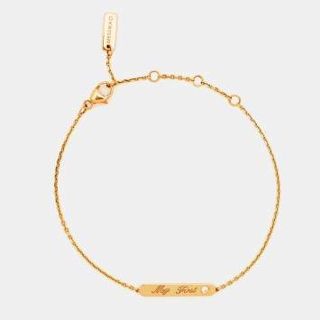 Pre Owned Messika My First Diamond 18K Rose Gold Bracelet