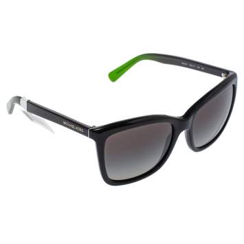 Pre Owned Michael Kors Black/Green MK 2039 Cornelia Wayfarer Sunglasses