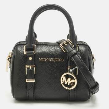 Pre Owned Michael Kors Black Leather Extra Small Bedford Legacy Crossbody Bag