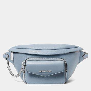 مملوكة مسبقًا Michael Kors Blue Leather Crossbody Bag