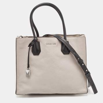 Pre Owned Michael Kors Tricolor Leather Large Mercer Tote