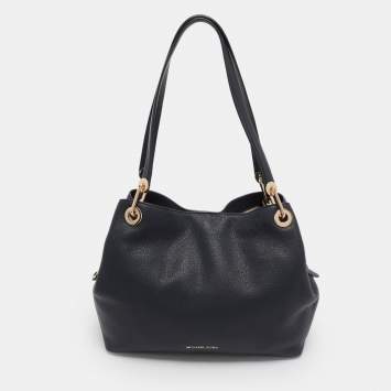مملوكة مسبقًا Michael Kors Raven Large Navy Blue Leather Tote