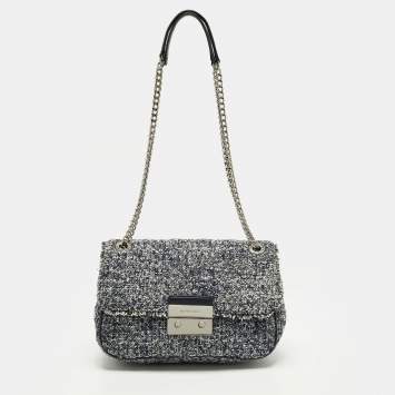 مملوكة مسبقًا حقيبة كتف مايكل كورس سلوان كبيرة جلد أرجواني