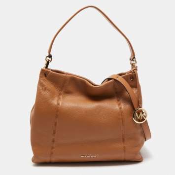 Pre Owned Michael Kors Brown Leather Sienna Shoulder Bag