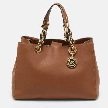 MICHAEL Michael Kors Brown Leather Medium Cynthia Tote
