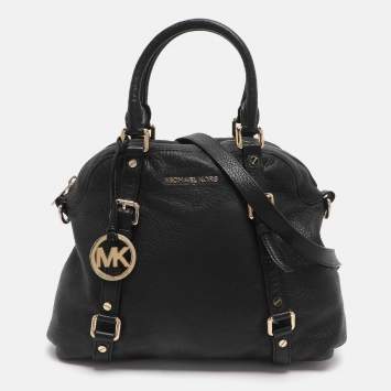 Pre Owned MICHAEL Michael Kors Bedford Black Leather Satchel
