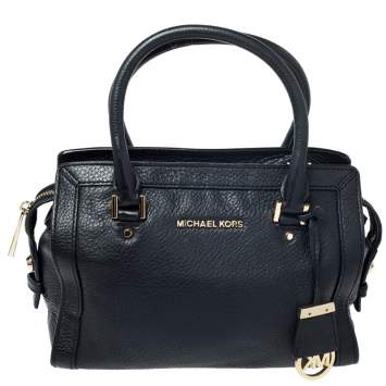 Pre Owned MICHAEL Michael Kors Leather Collins Tote