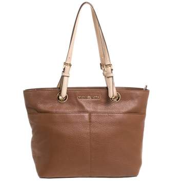 Pre Owned MICHAEL Michael Kors Brown Leather Bedford Tote