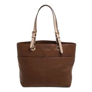 Pre Owned MICHAEL Michael Kors Brown Leather Bedford Tote